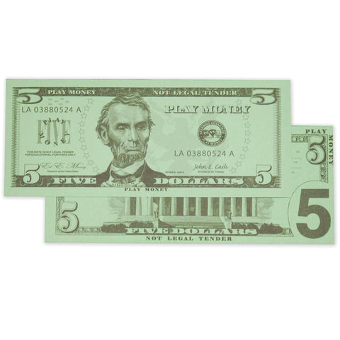 #14394 $5 BILLS SET 100 BILLS