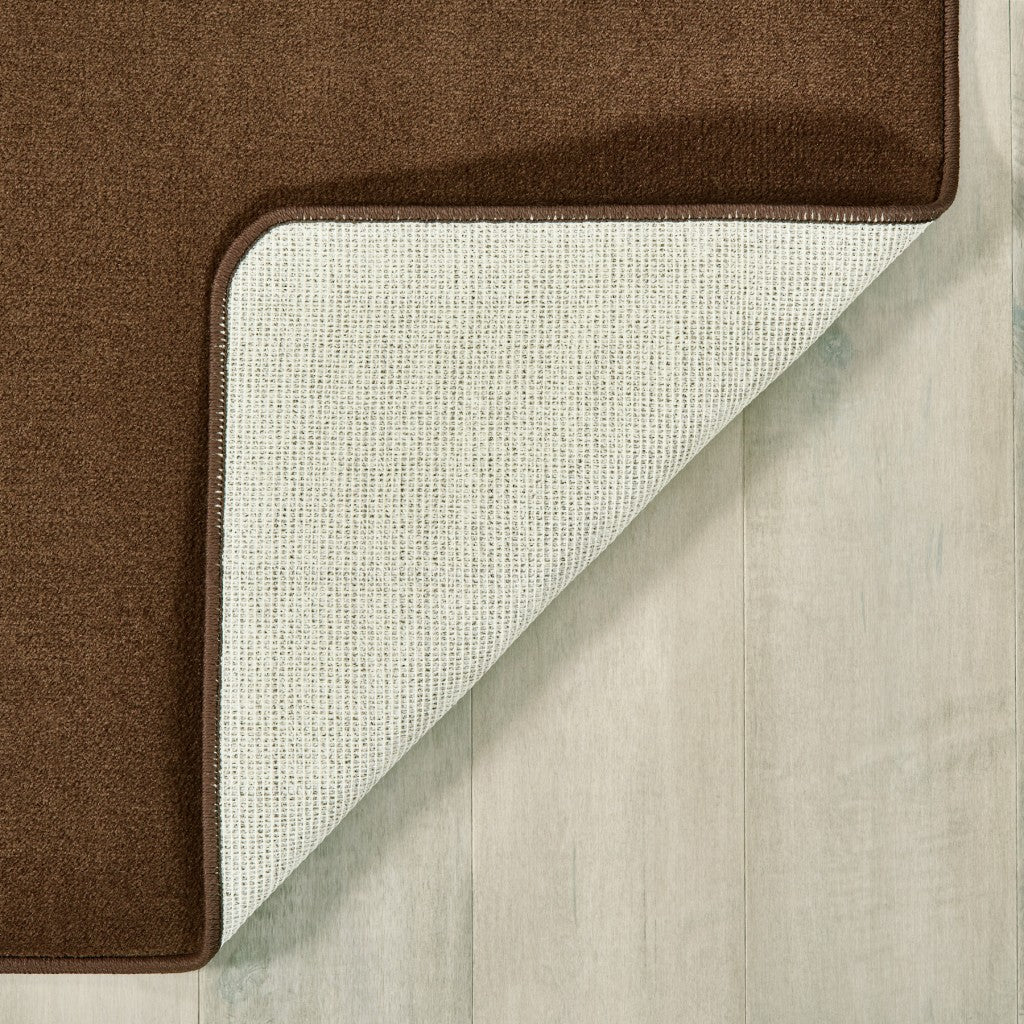 #59245 Mt Shasta Solids - Cocoa, 7ft 6in x 12ft Rectangle Rug