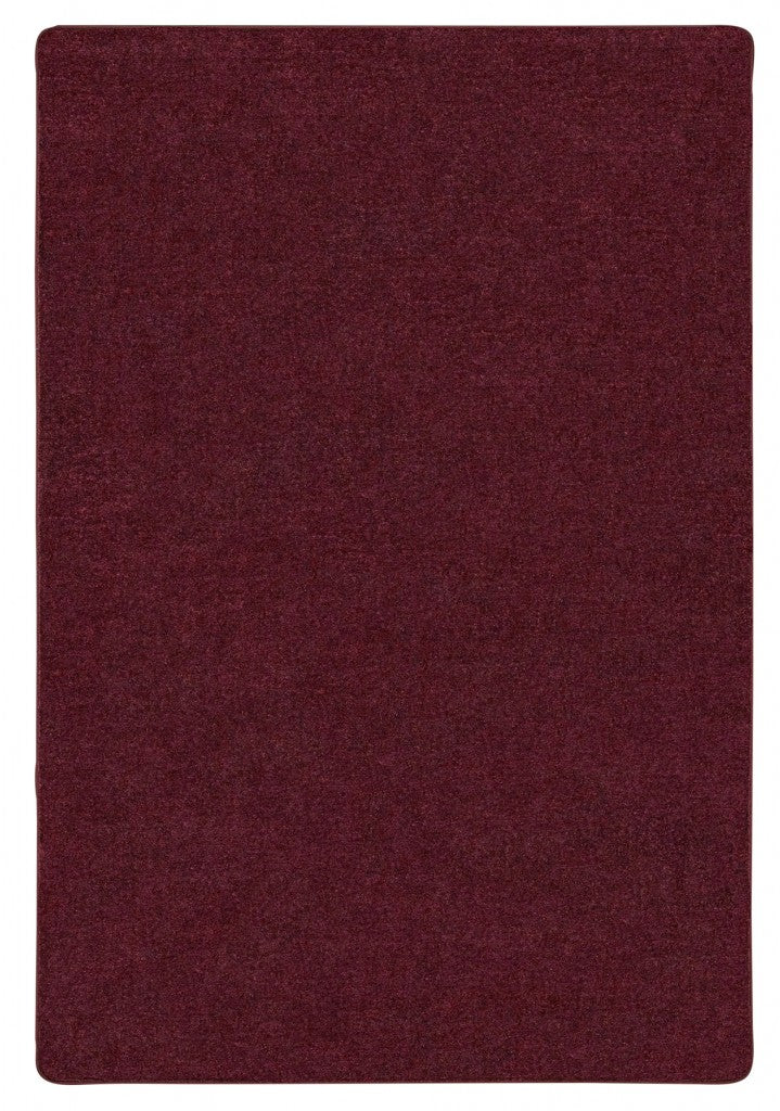 #59251 Mt St Helens Solids - Cranberry, 7ft 6in x 12ft Rectangle Rug