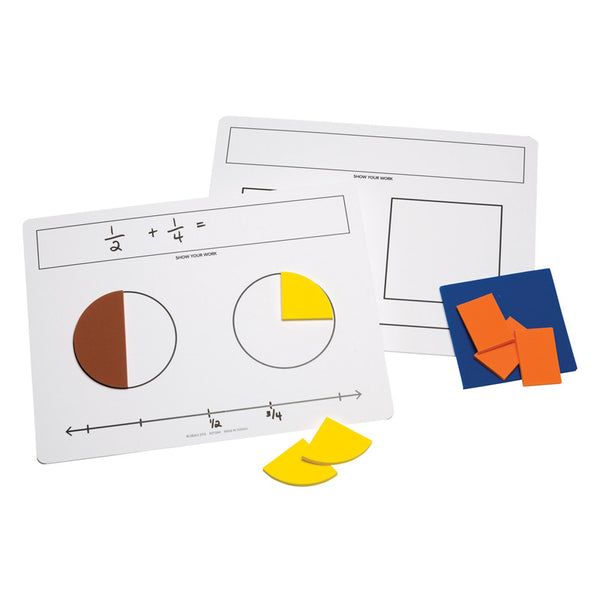 #14663 WRITE ON WIPE OFF FRACTION MATS