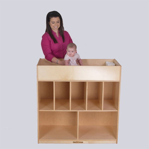 Cambiador preescolar Kids' Station n.° 22726, 101 cm de ancho x 50 cm de profundidad x 101 cm de alto, ensamblado