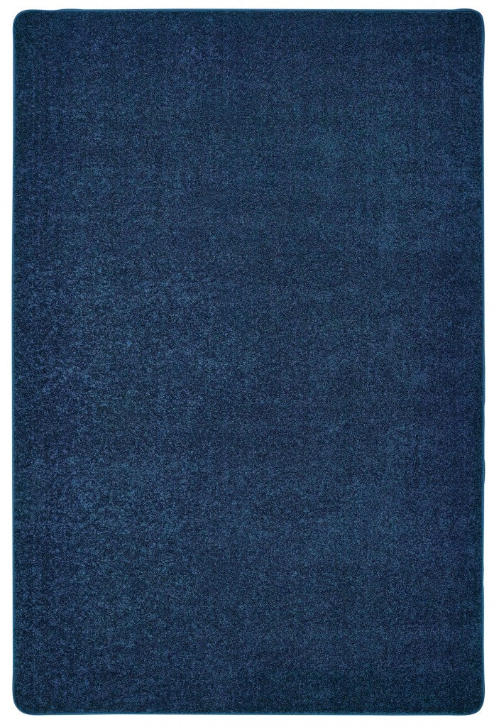 #12470 KIDplush Solids - Deep Sea Blue, 6' X 9' Rectangle Rug