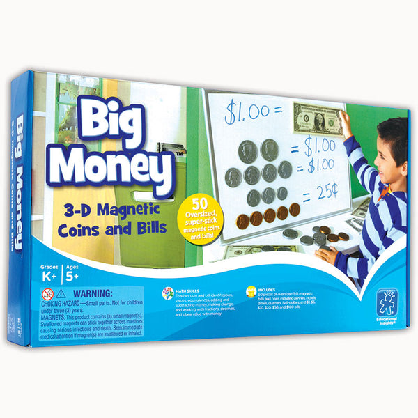 #15719 BIG MONEY MAGNETIC COINS AND BILLS