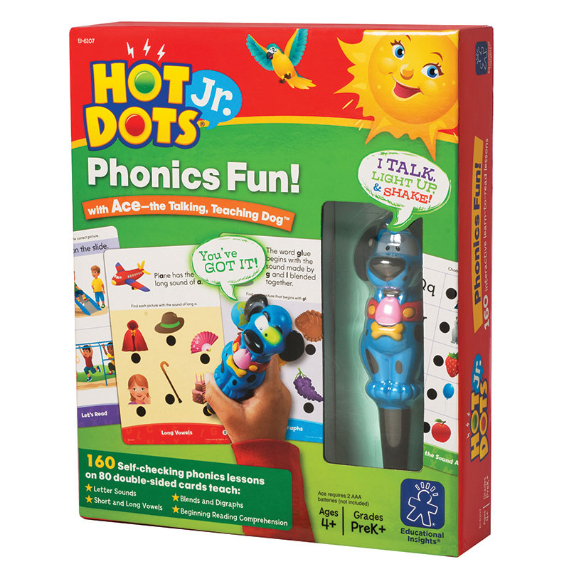 #15804 PHONICS FUN 80 2-SIDED CARDS & POWER PEN