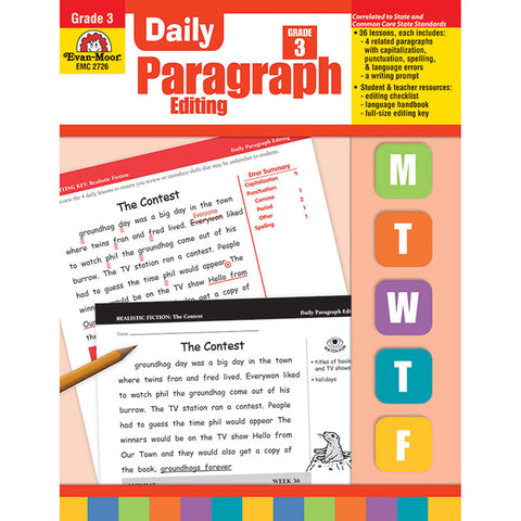 #16840 DAILY PARAGRAPH EDITING GR 3