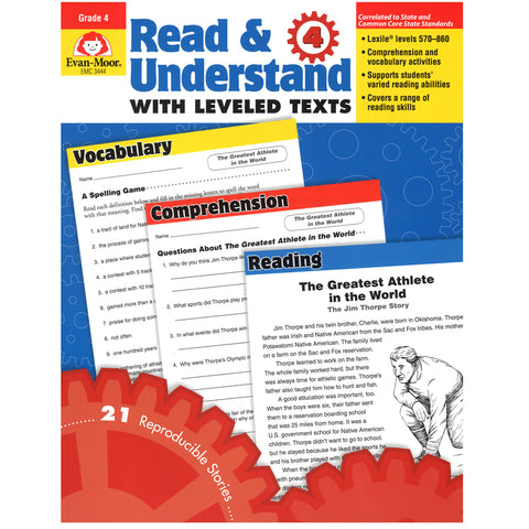 #16967 READ AND UNDERSTAND WITH LEVELED TEXTS GR 4