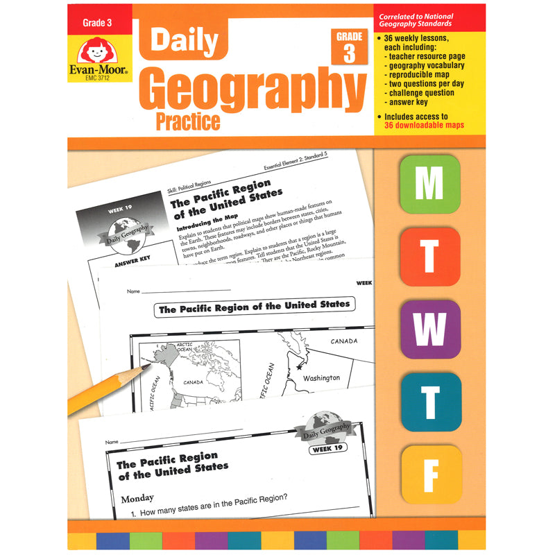 #16988 DAILY GEOGRAPHY PRACTICE GR 3