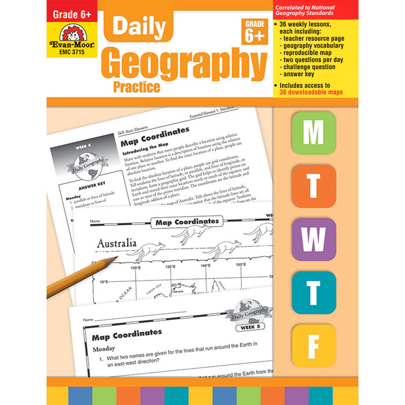 #16991 DAILY GEOGRAPHY PRACTICE GR 6