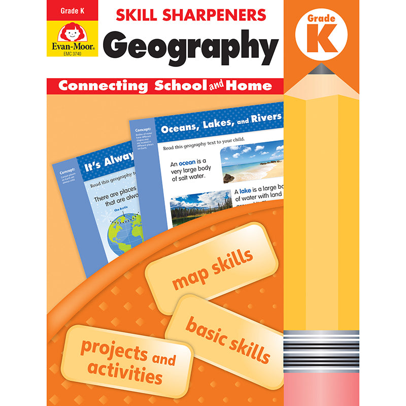 #54354 SKILL SHARPENERS GEOGRAPHY GR K