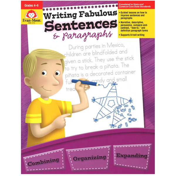 #17057 WRITING FABULOUS SENTENCES & GR 4-6 PARAGRAPHS