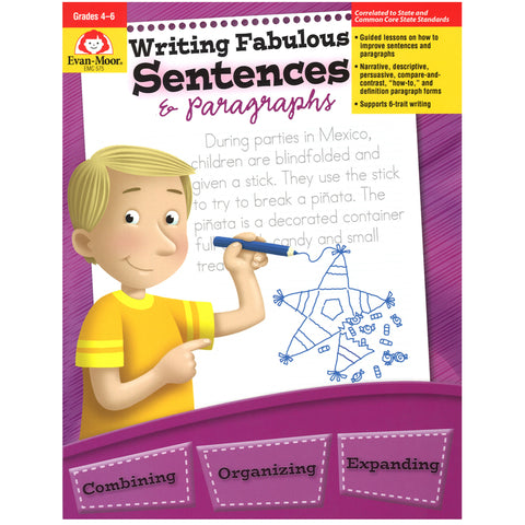 #17057 WRITING FABULOUS SENTENCES & GR 4-6 PARAGRAPHS