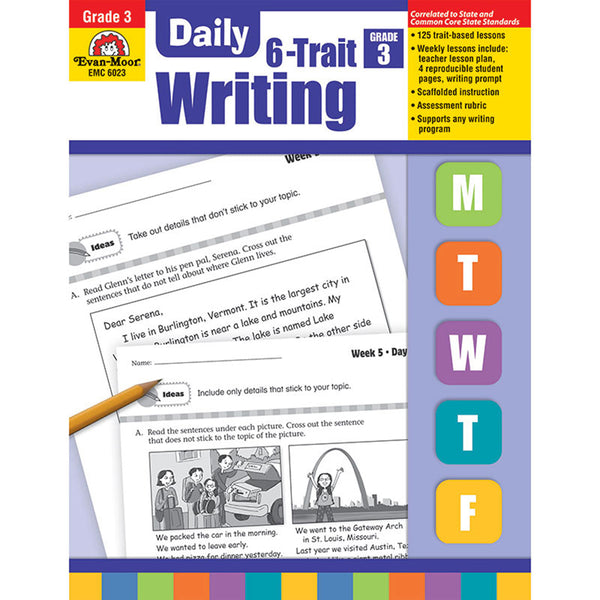 #17073 DAILY 6 TRAIT WRITING GR 3