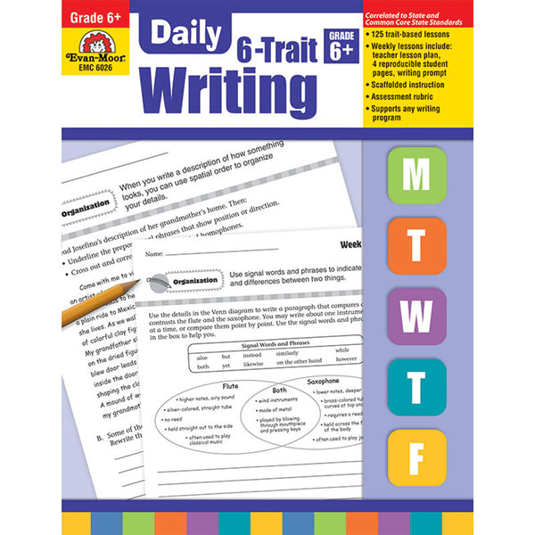 #17076 DAILY 6 TRAIT WRITING GR 6