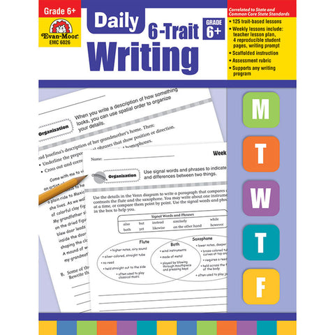 #17076 DAILY 6 TRAIT WRITING GR 6