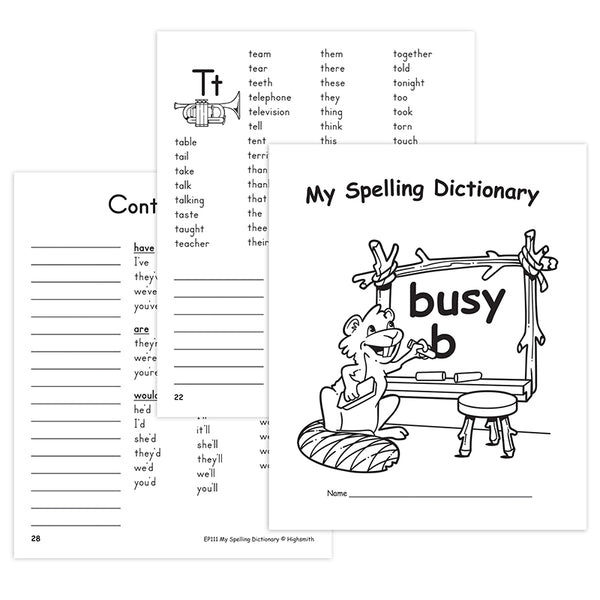 #17116 MY SPELLING DICTIONARY