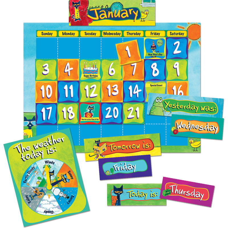 #17186 PETE THE CAT CALENDAR KIT
