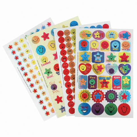 #17641 STARS & SMILES SPARKLE STICKER BOOK