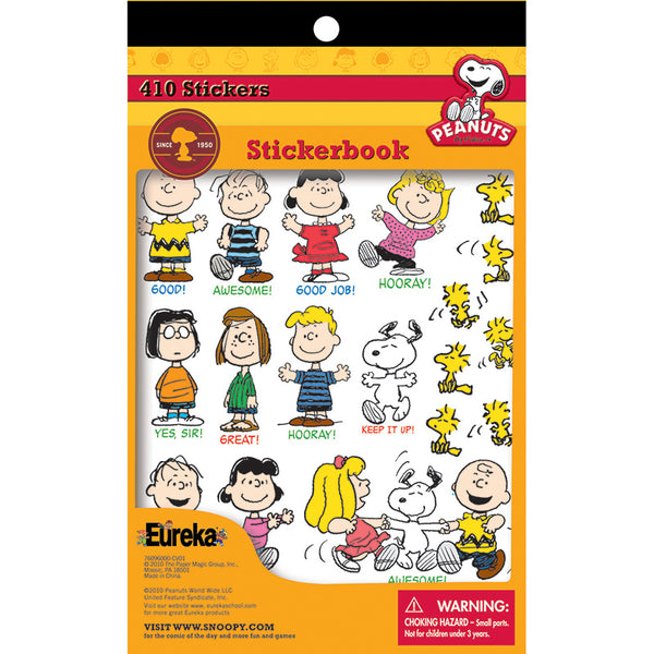 #17648 PEANUTS STICKER BOOK