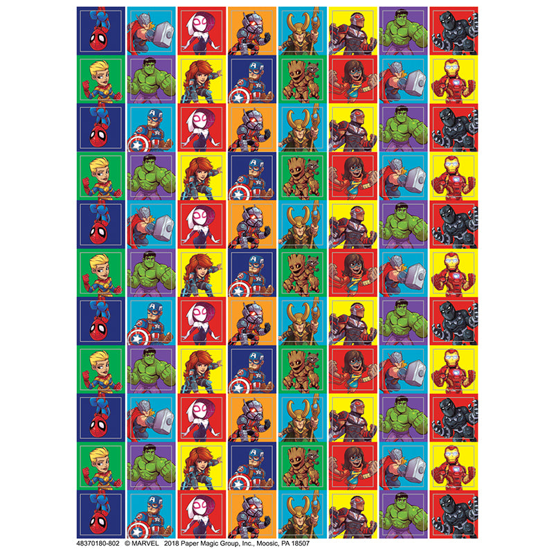 #54428 MARVEL SUPER HERO ADVENTURE 88UP STICKERS MINI
