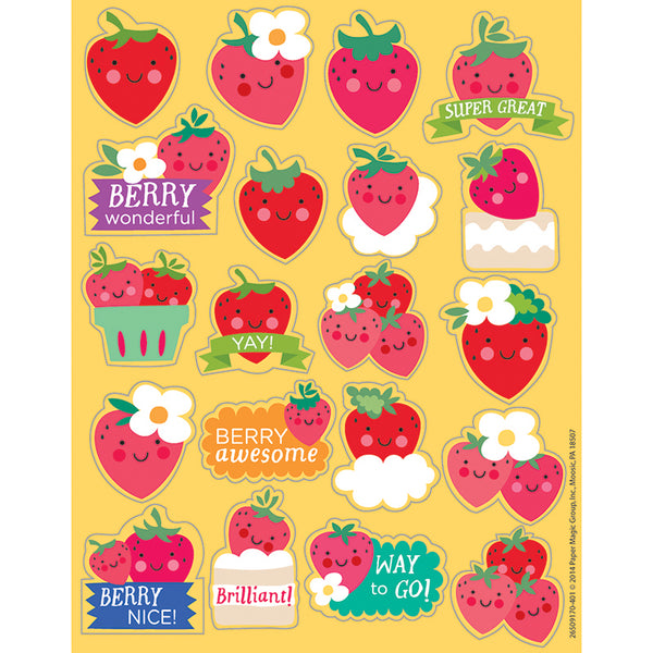 #17703 STRAWBERRY SCENTED STICKERS