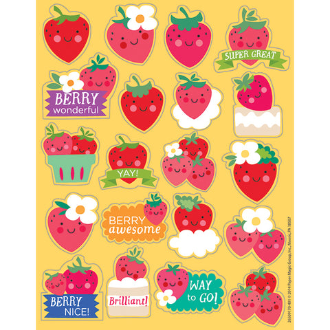 #17703 STRAWBERRY SCENTED STICKERS