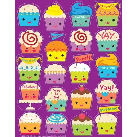 #17706 CUPCAKE SCENTED STICKERS