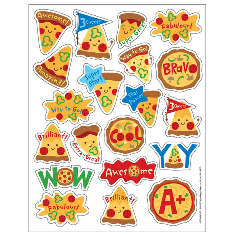 #17708 PIZZA SCENTED STICKERS 80CT