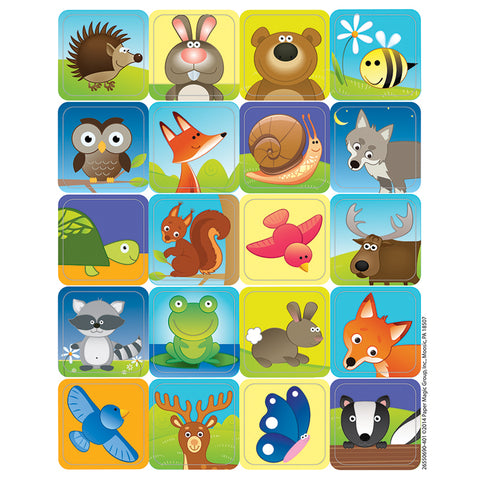 #17729 WOODLAND CREATURES THEME STICKERS
