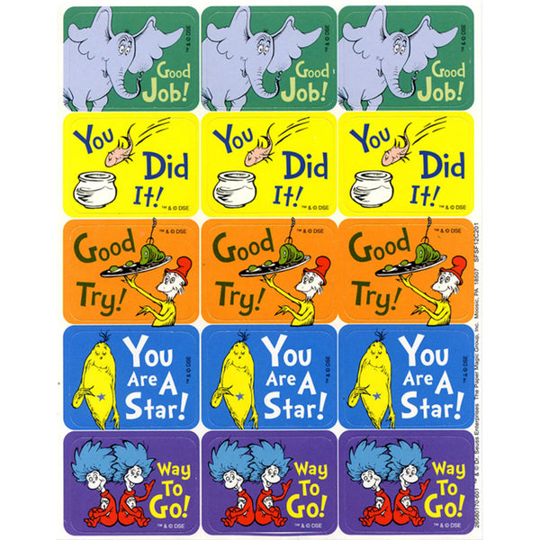 #17757 DR SEUSS SUCCESS STICKERS