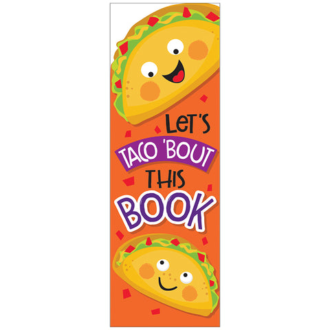 #54478 TACO BOOKMARKS SCENTED