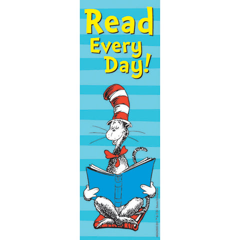#17815 CAT IN THE HAT READ EVERY DAY BOOKMARKS