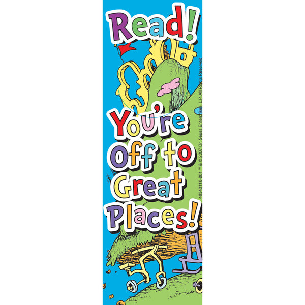 #17817 SEUSS - OH THE PLACES YOULL GO BOOK MARK