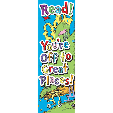 #17817 SEUSS - OH THE PLACES YOULL GO BOOK MARK