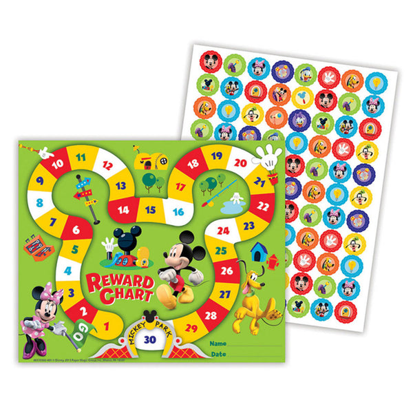 #17857 MICKEY MOUSE CLUBHOUSE MICKEY PARK MINI REWARD CHART PLUS STICKERS