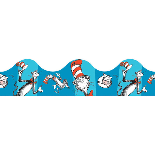#17974 CAT IN THE HAT BLUE DECO TRIM
