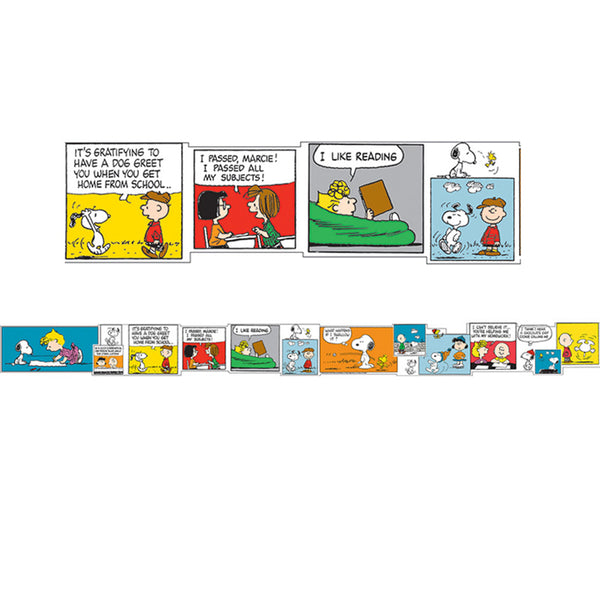 #17992 PEANUTS COMIC BLOCKS EXTRA WIDE DECO TRIM