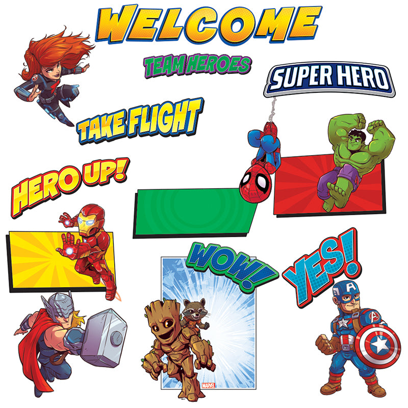 #54582 MARVEL SUPER HERO ADVENTURE WELCOME BULLETIN BOARD SETS