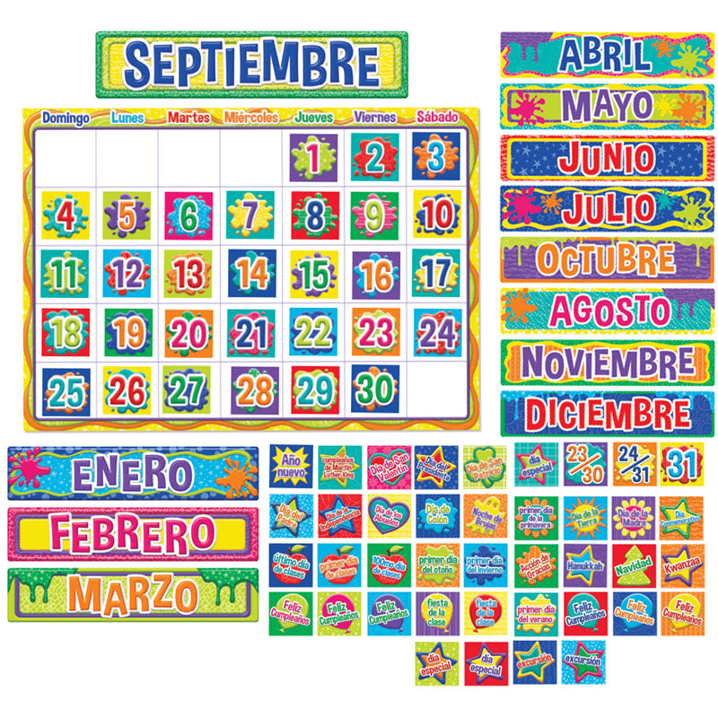 #54587 COLOR MY WORLD SPANISH CALENDAR BBS