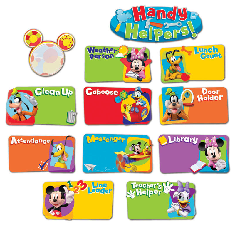 #18090 MICKEY MOUSE CLUBHOUSE HANDY HELPERS JOB CHART MINI BBS
