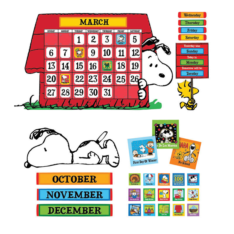 #18095 PEANUTS CALENDAR BB SET