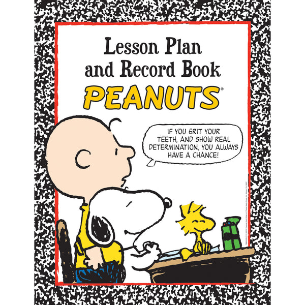 #18253 PEANUTS LESSON PLAN AND RECORD BOOK
