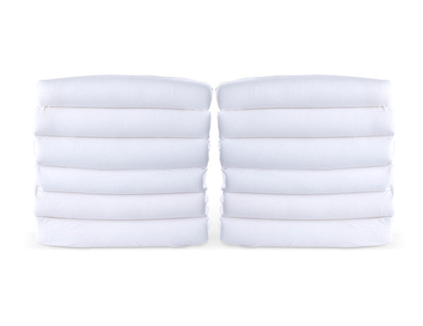 #18827 Crib Fitted  Crib Sheets. 12 Pack, White