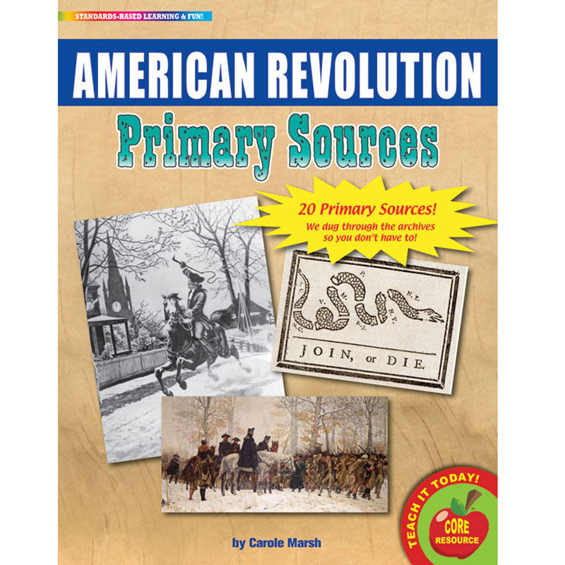 #19495 PRIMARY SOURCES AMERICAN REVOLUTION