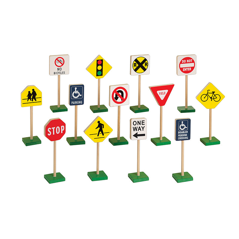 #19580 TRAFFIC SIGNS 7IN 13/PK