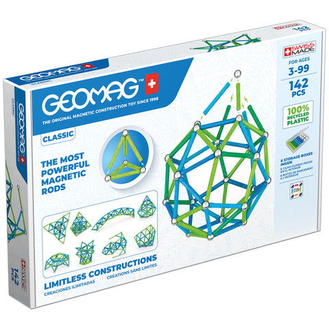 #54917 GEOMAG GREEN LINE COLORS 142 PIECES