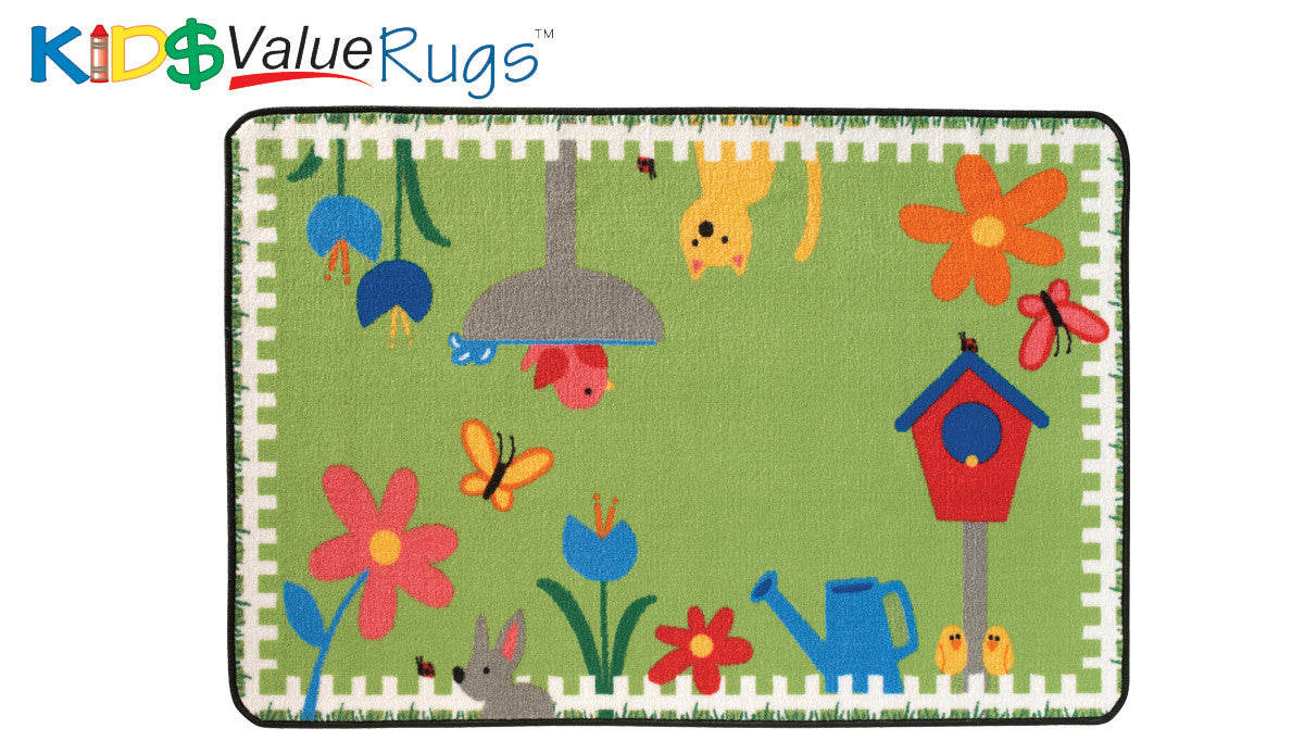 #12139 Garden Time Rug, 4' x 6' Rectangle