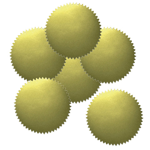 #20024 STICKERS GOLD BLANK 50PK 2 DIAMETER