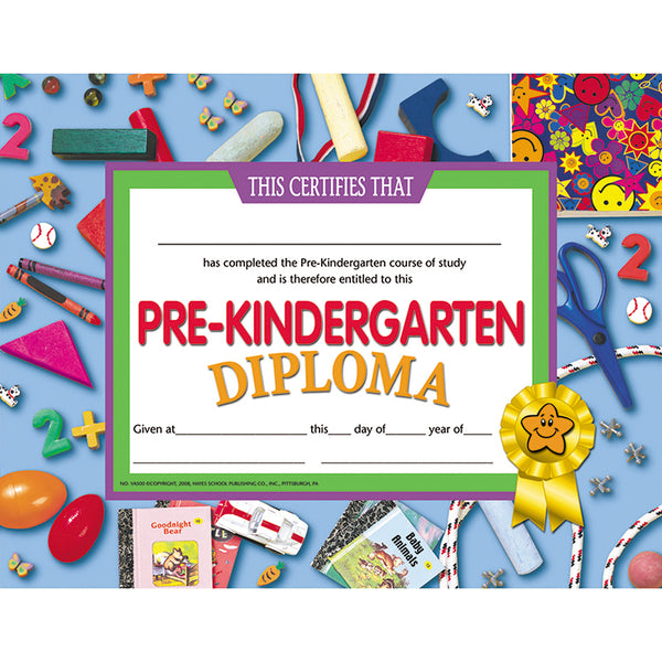 #20042 PRE-KINDERGARTEN DIPLOMA