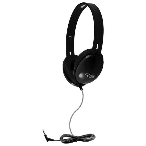 #54994 PRIMO STEREO HEADPHONES BLACK