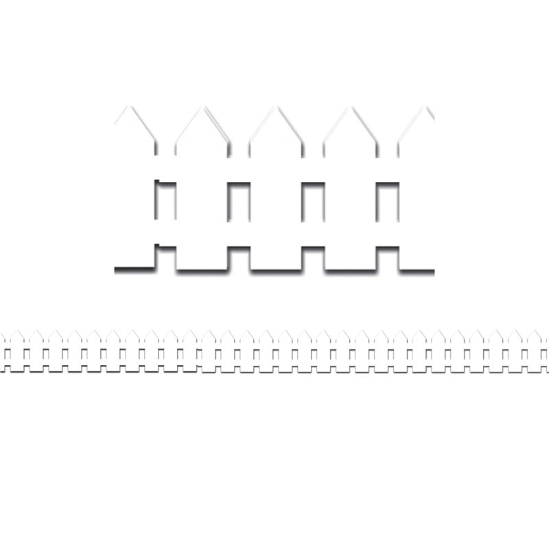 #20769 WHITE FENCE MIGHTY BRIGHTS BORDER